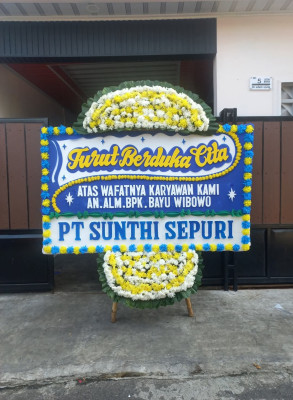 Papan Bunga Duka di Banyudono