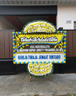 Papan Bunga Duka di Banyudono