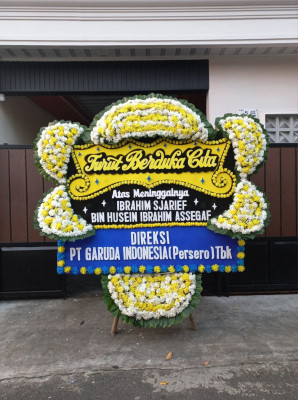 Papan Bunga Duka di Banyudono