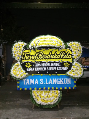 Papan Bunga Duka di Banyudono